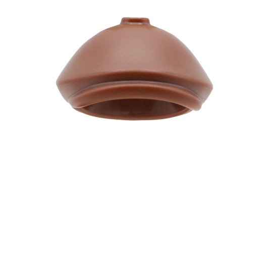 Brown LEGO Flat Cap - Minifigure Hat