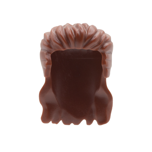 Brown Mullet - LEGO Minifigure Hair