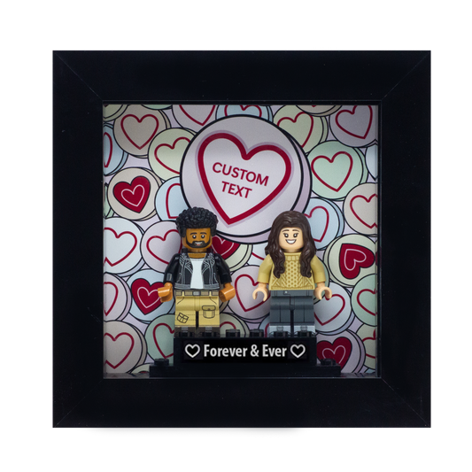 LEGO Minifigure Couples Display Frame Gift