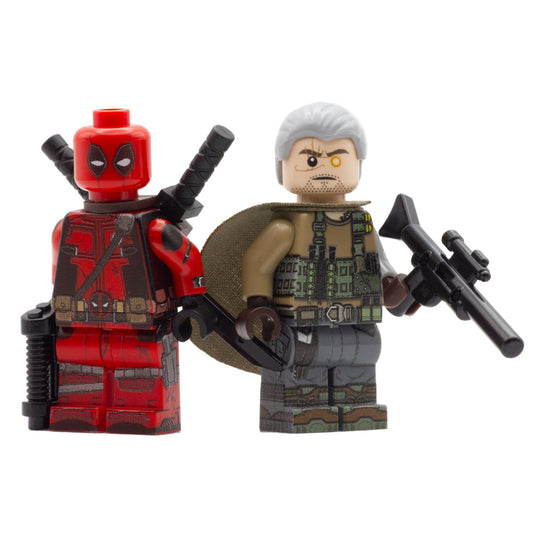 Deadpool and Cable - Custom Design LEGO Minifigure