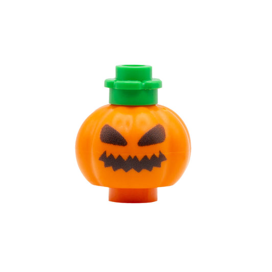Carved Pumpkin / Jack O'Lantern - Custom Printed Minifigure Accessory
