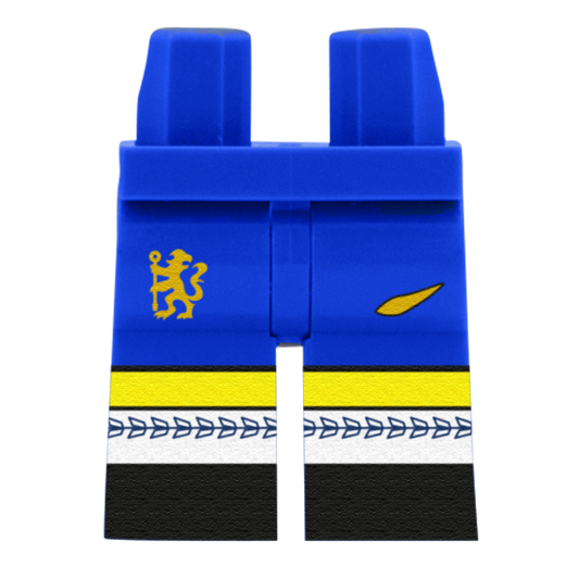 Chelsea Football Shorts - Custom Minifigure Legs