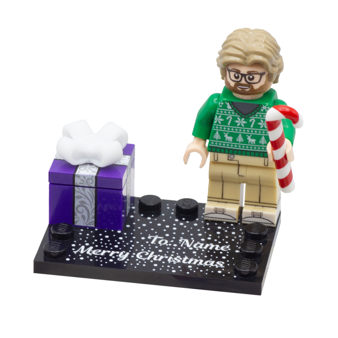 Present Base Personalised Christmas Present Baseplate - Custom Printed Baseplate ...
