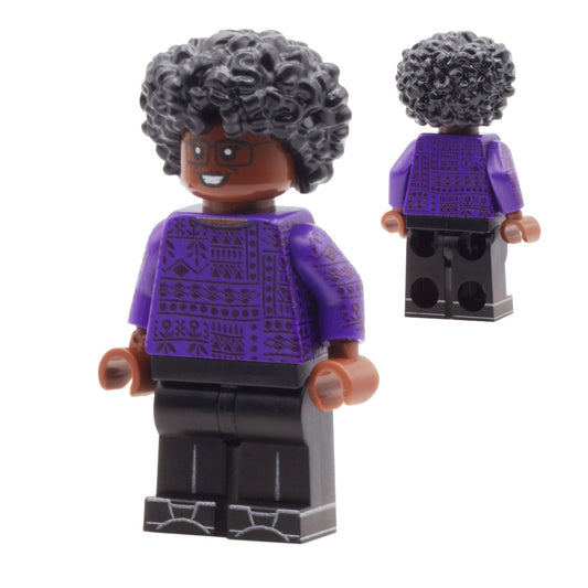 claudette colvin - custom LEGO minifigure (black history month - inspiring black woman)