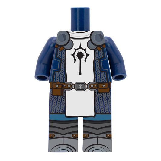 Cleric Outfit (Various Colours; Regular and Short Legs) - Custom Design Minifigure Legs and Torso
