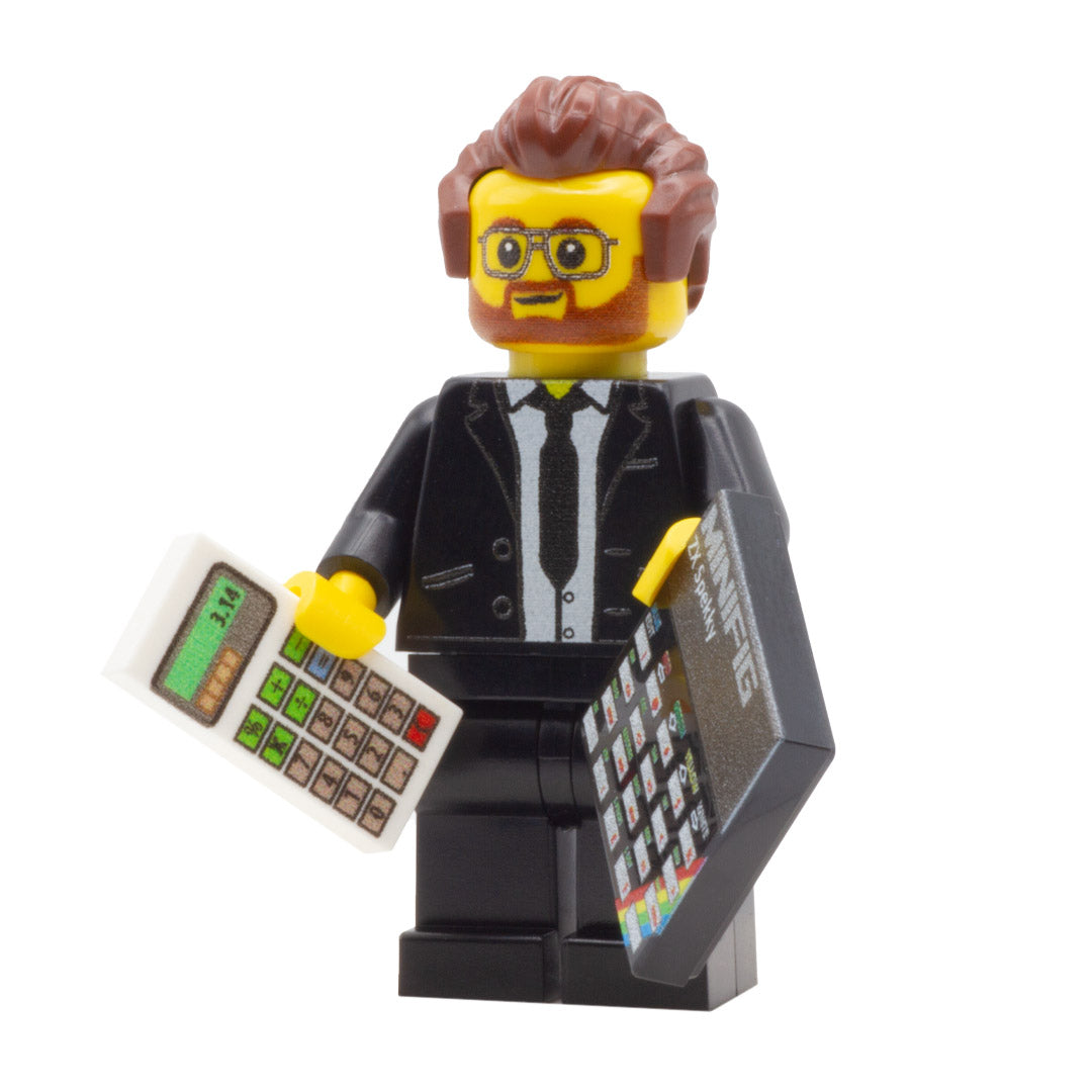 Clive Sinclair - Custom Design LEGO Minifigure