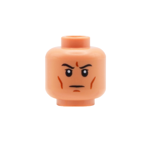 Serious Chiselled Cheekbones (Nougat) - LEGO Minifigure Head