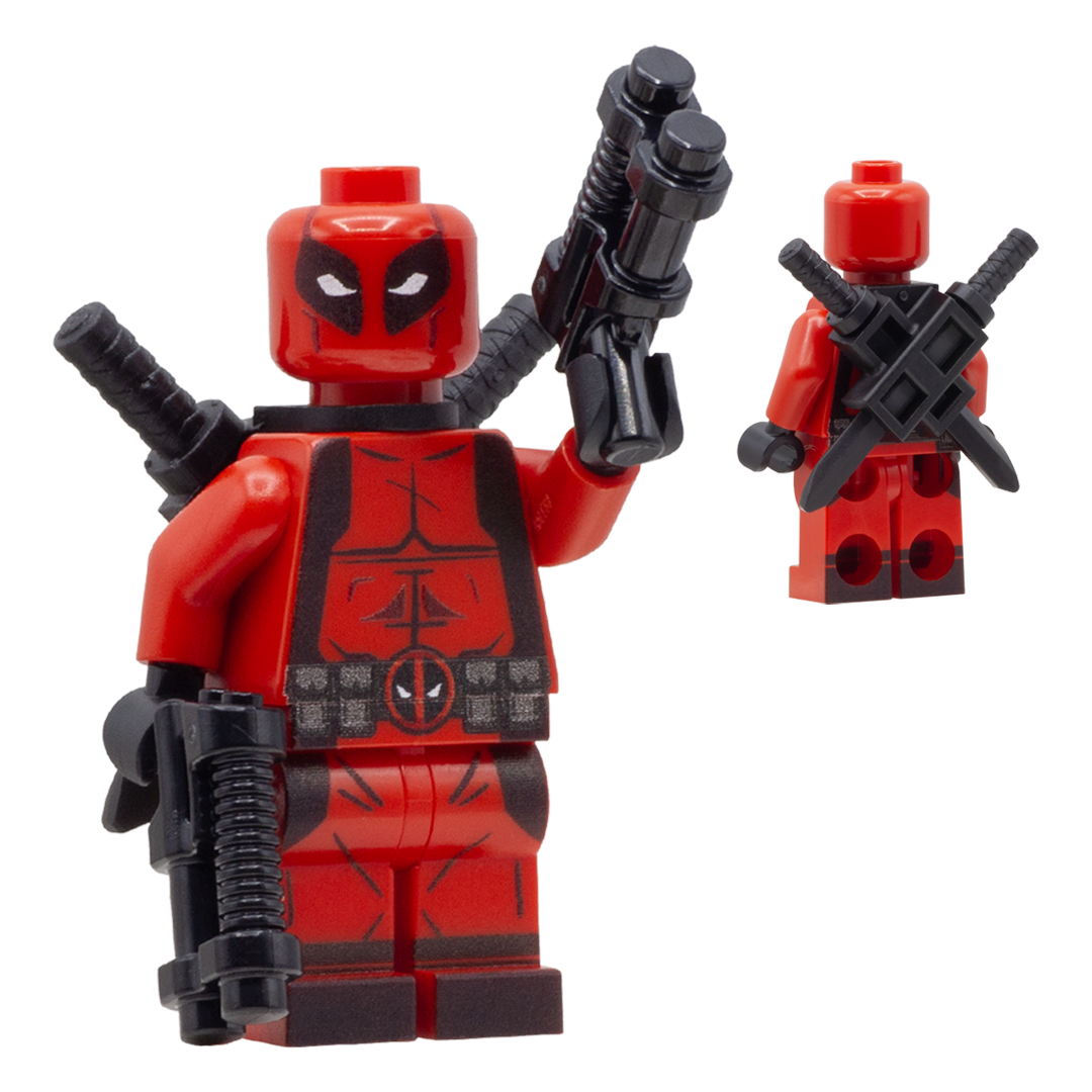 Comic Book Deadpool - Custom Design LEGO Minifigure