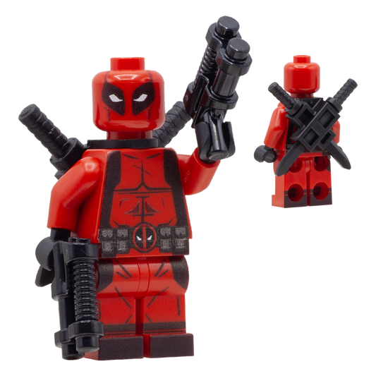 Comic Book Deadpool - Custom Design LEGO Minifigure