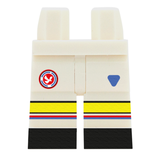 Crystal Palace Football Shorts - Custom Minifigure Legs