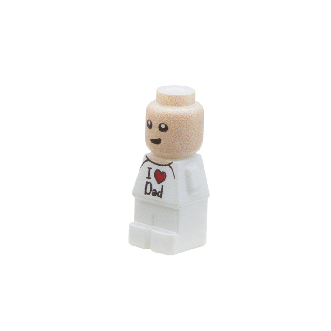 'I Love Dad' Baby  - Custom 3D Printed LEGO Baby