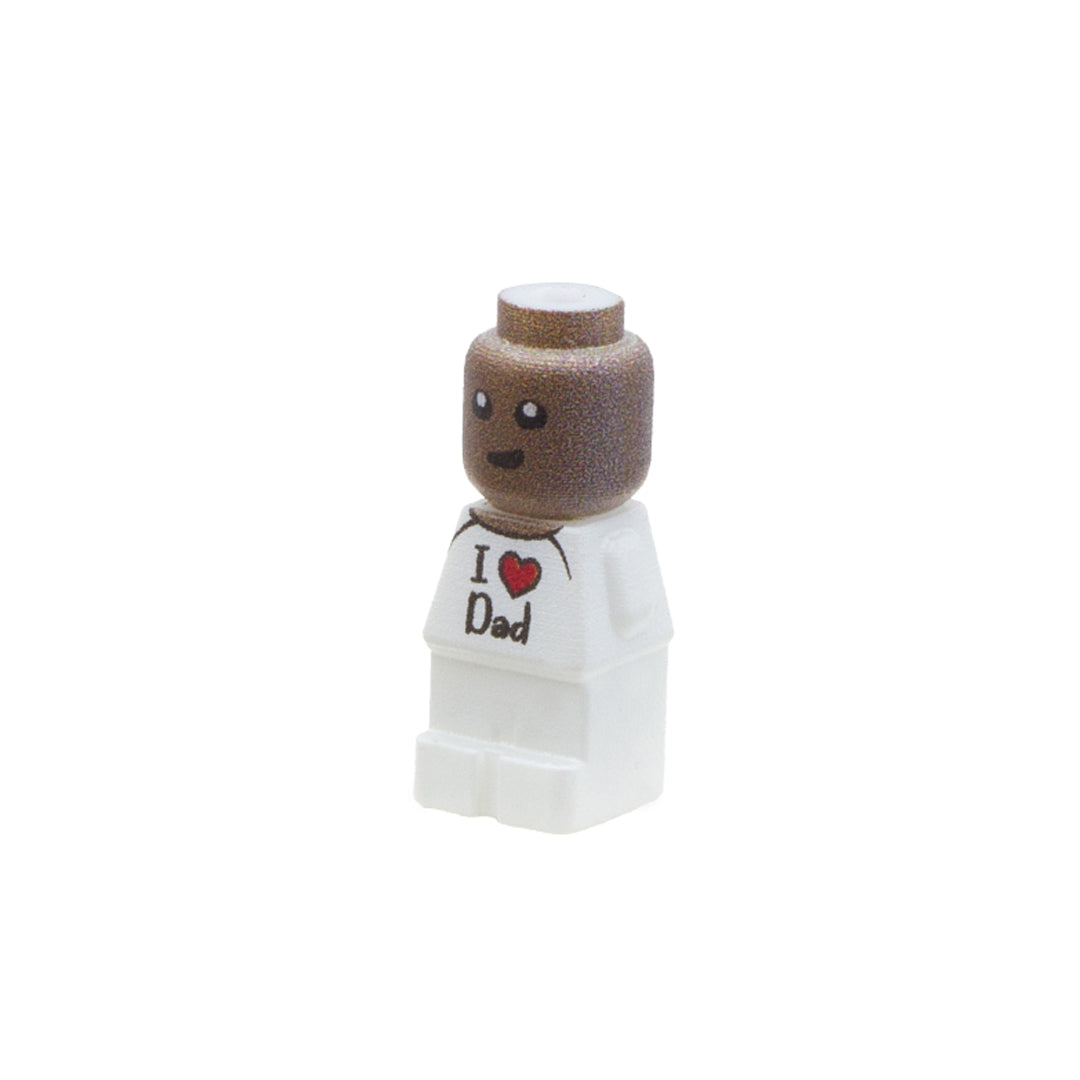 'I Love Dad' Baby  - Custom 3D Printed LEGO Baby