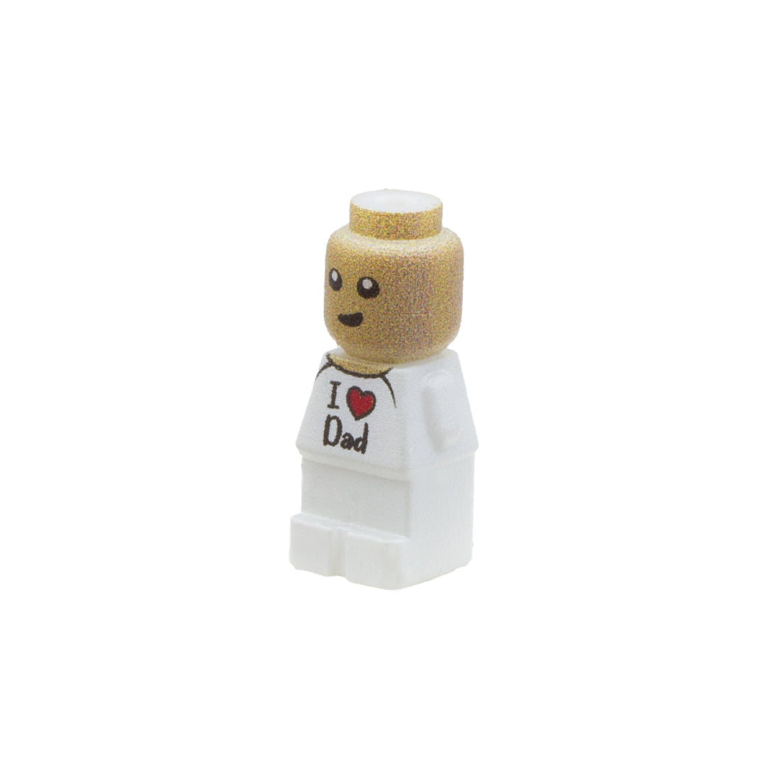 'I Love Dad' Baby  - Custom 3D Printed LEGO Baby