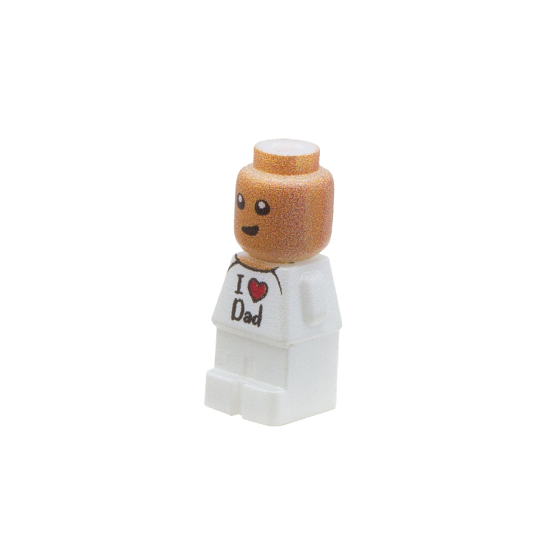 'I Love Dad' Baby  - Custom 3D Printed LEGO Baby