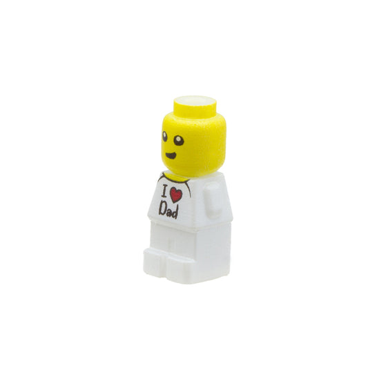 'I Love Dad' Baby  - Custom 3D Printed LEGO Baby