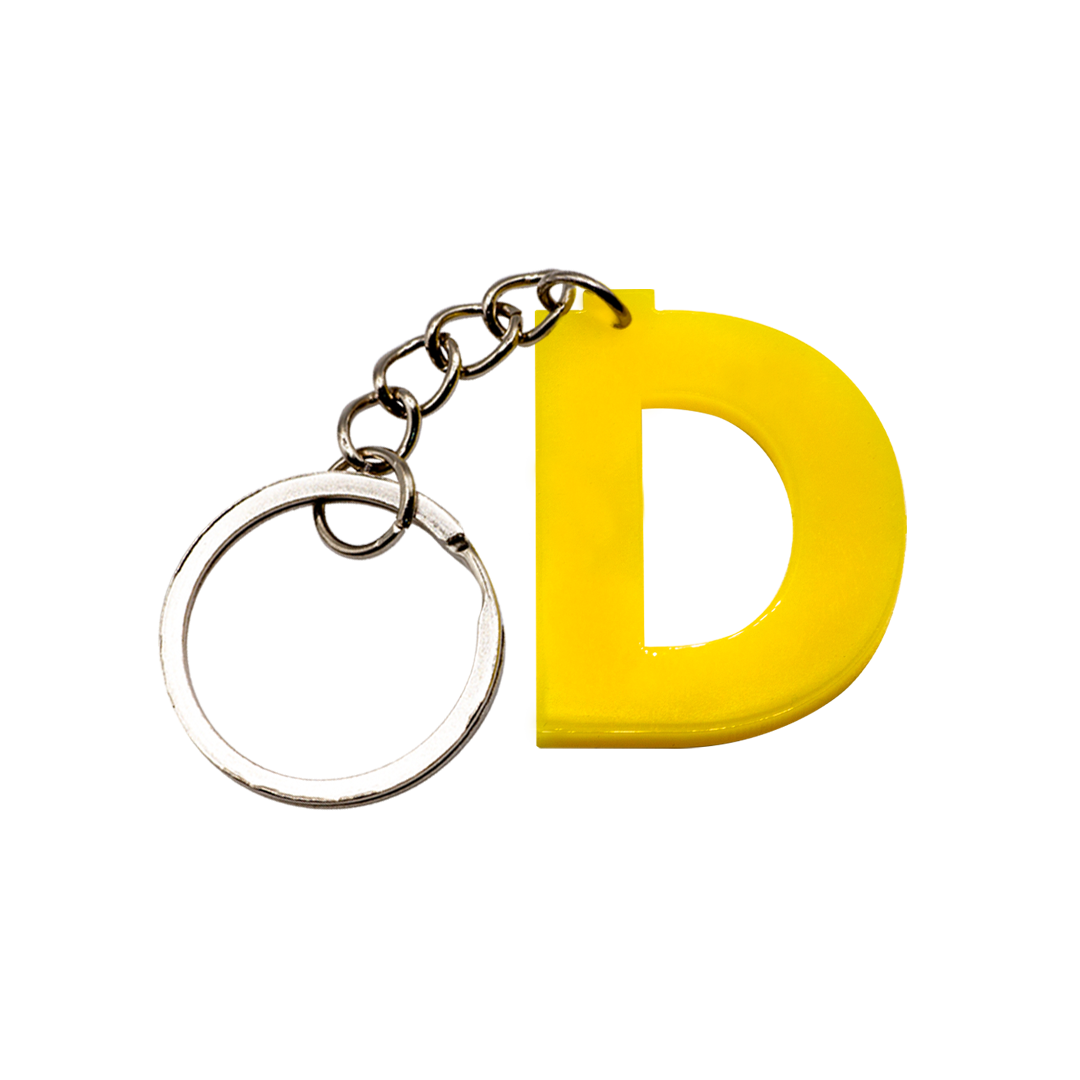 LEGO Acrylic Letter Keychain