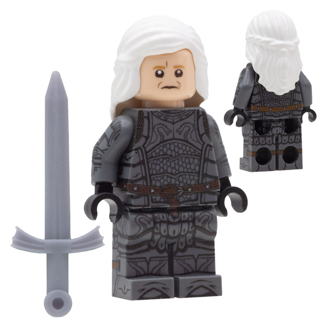 LEGO Daemon Targaryen from House of the Dragon, played by Matt Smith - Custom Design LEGO Minifigure with 3D-printed Sword