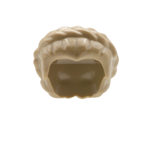 Dark Blonde Plaited Bun - LEGO Minifigure Hair