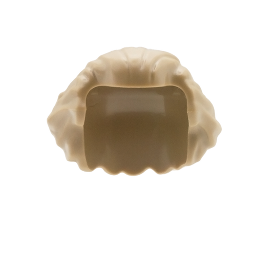 Dark Blonde Messy Brushed Back Bob LEGO Minifigure Hair