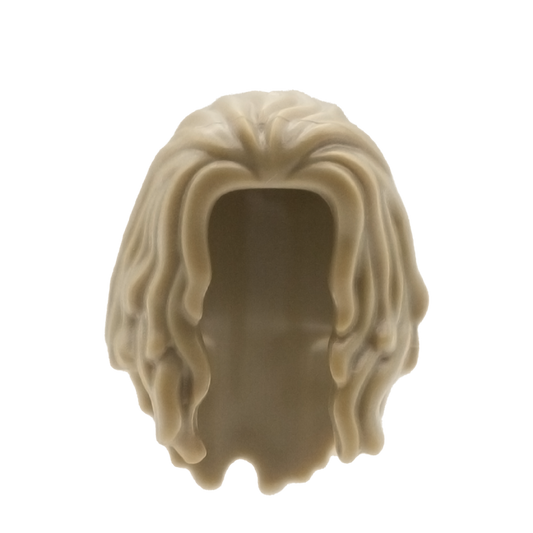 Dark Blonde Wavy Over the Shoulder - LEGO Minifigure Hair