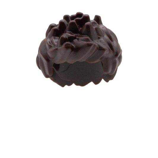 Dark Brown Spiky Hair - LEGO Minifigure Hair