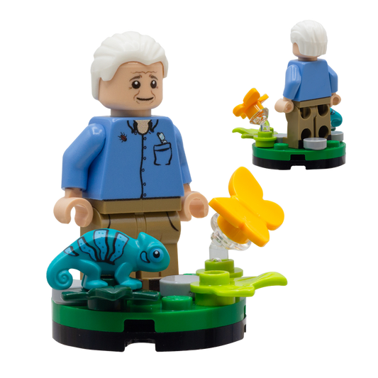 LEGO David Attenborough - Custom Design LEGO Minifigure