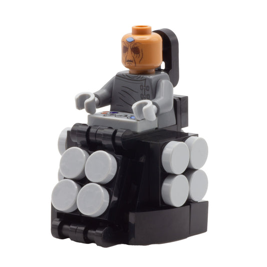 Davros from Doctor Who, Evil Time Travelling Genius - Custom Design Minifigure and Mini Build