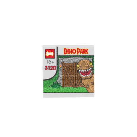 Dino Park Box of Blocks - Custom Design Tile