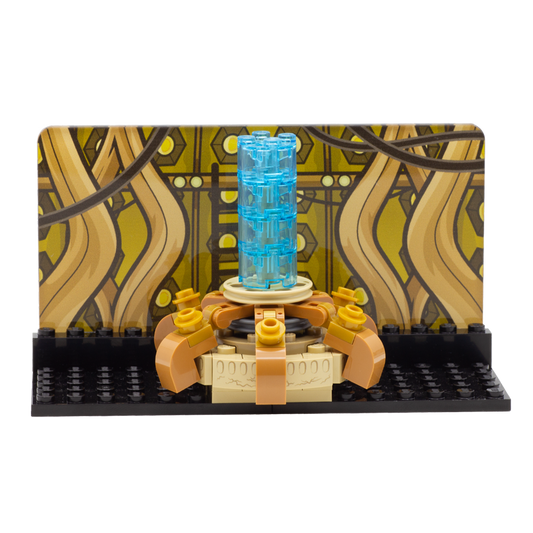 TARDIS Minibuild and Display - Custom Dr Who LEGO Minibuild and Acrylic Minifigure Display
