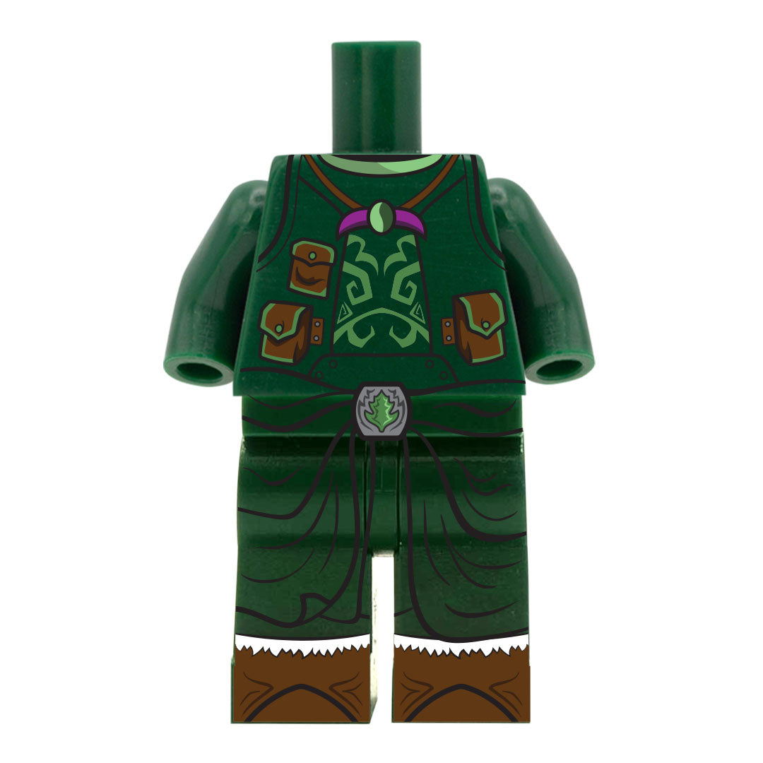 Custom Design LEGO DnD Druid Figure - LEGO Dungeons and Dragons