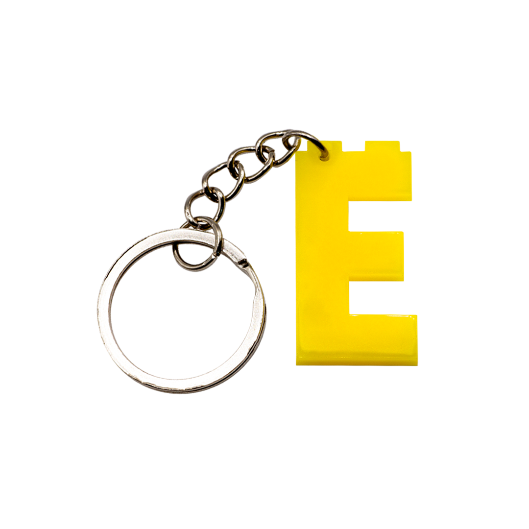 LEGO Acrylic Letter Keychain