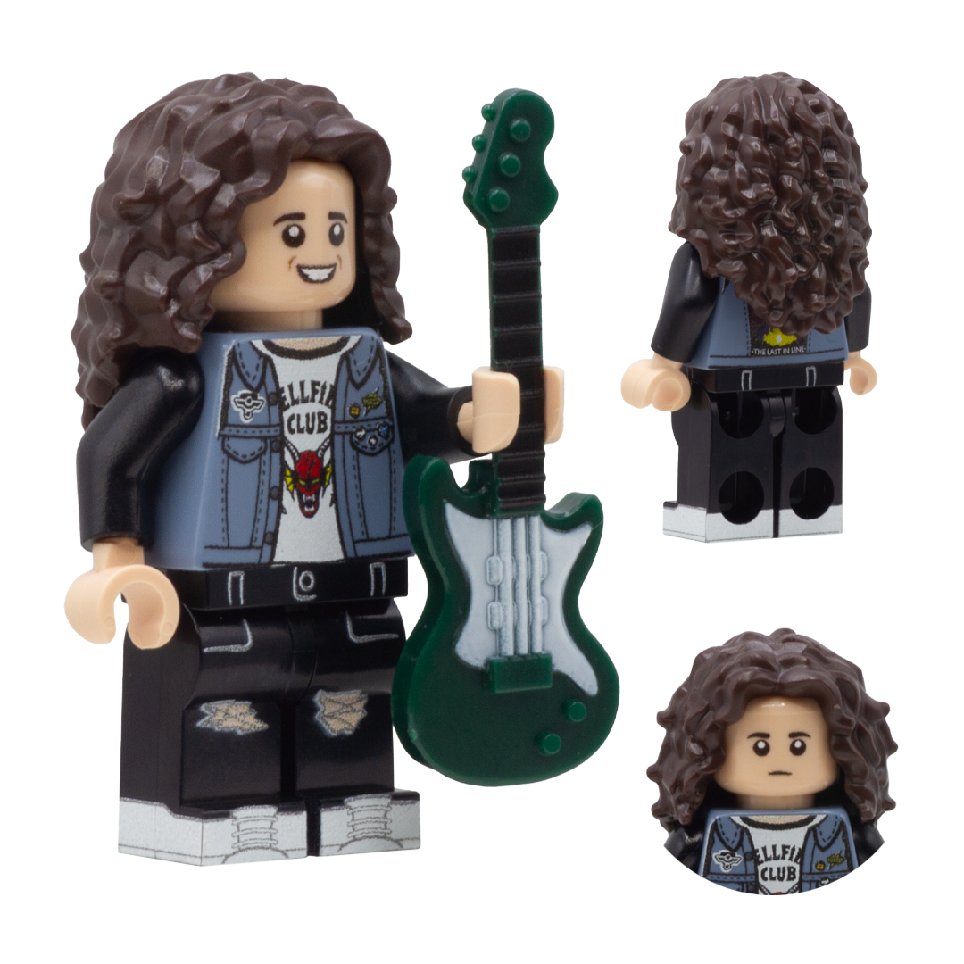 Stranger Things - Eddie Munson - Custom Design LEGO Minifigure