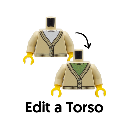 Edit a Torso (Various Colours) - Custom Design Minifigure Torso