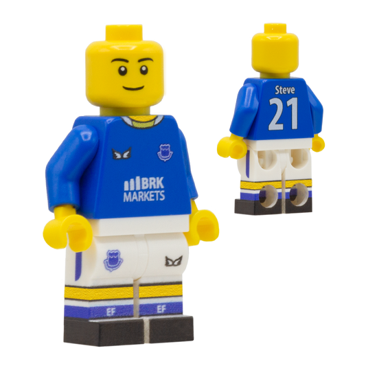 Personalised Everton Kit - Custom Design Minifigure