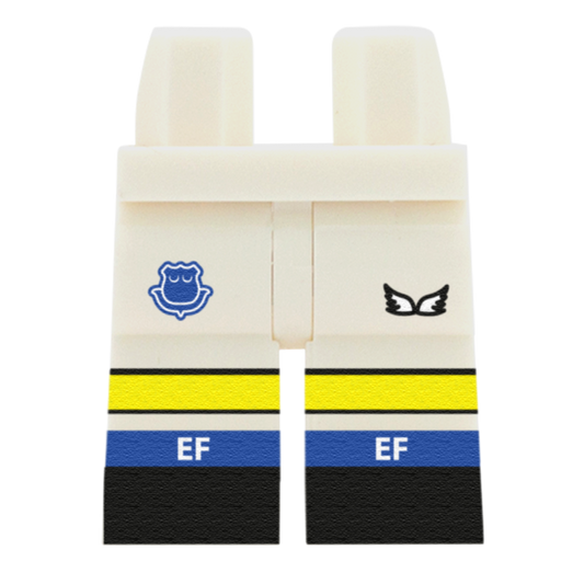 Everton Football Shorts - Custom Minifigure Legs