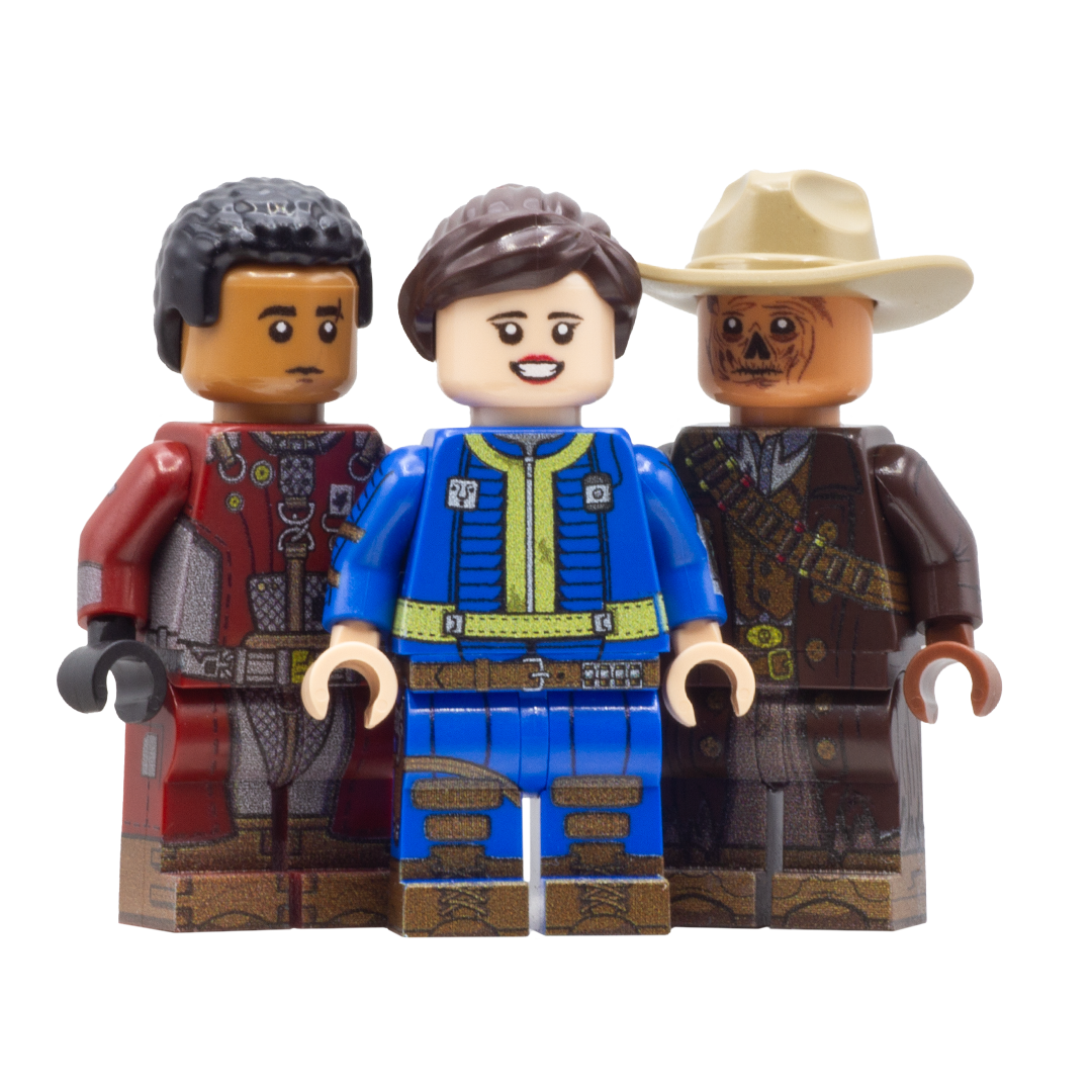 Fallout TV Series - Lucy; Cooper Howard; Maximus - Custom Design LEGO Minifigures