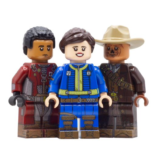Fallout TV Series - Lucy; Cooper Howard; Maximus - Custom Design LEGO Minifigures