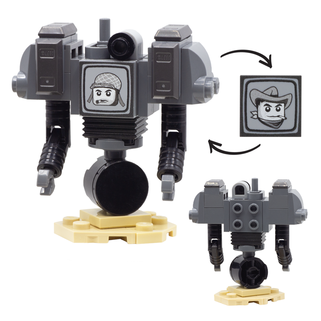 LEGO Fallout Victor Securitron Build