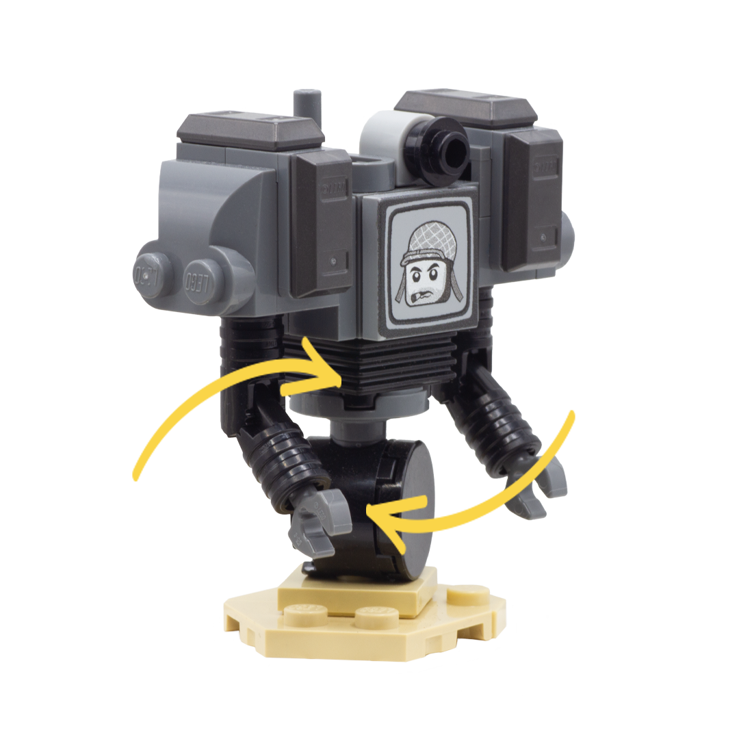 LEGO Fallout Victor Securitron Build