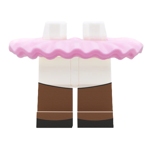 Pink Frilly LEGO Minifigure Skirt