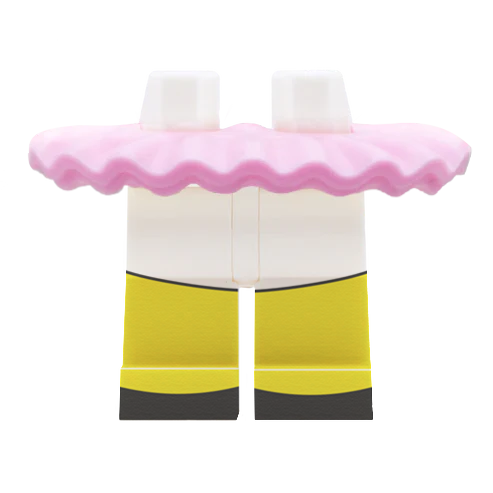 Pink Frilly LEGO Minifigure Skirt