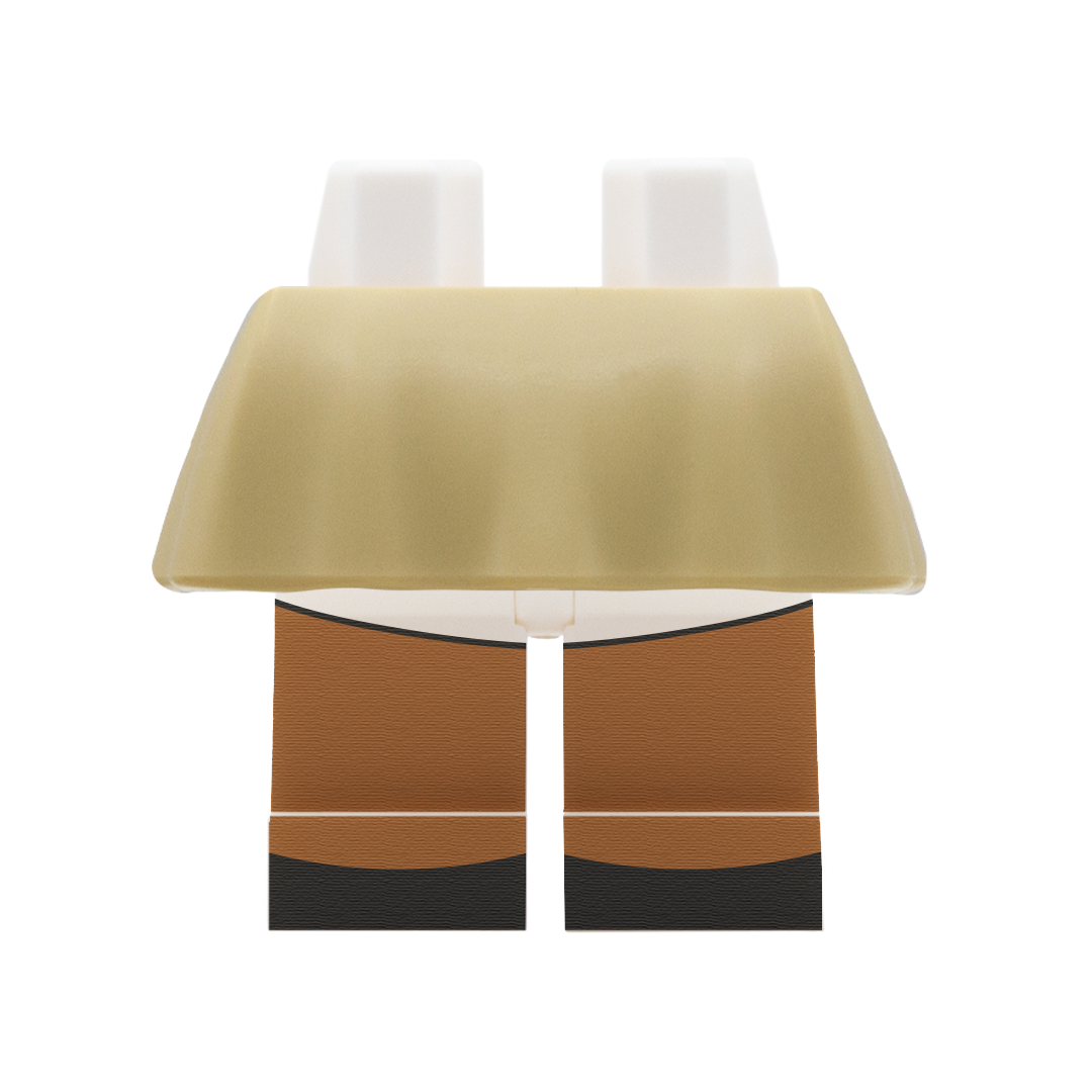 Light Tan LEGO Minifigure Skirt