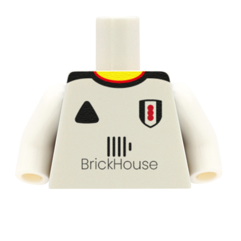 Personalised Fulham Shirt - Custom Design Minifigure Torso