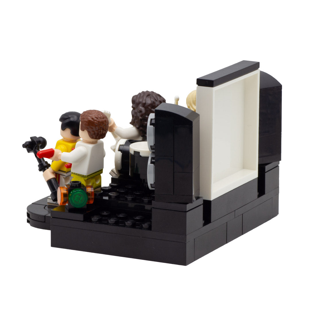 Custom LEGO Stage Minibuild Display - Custom Design LEGO Queen Band