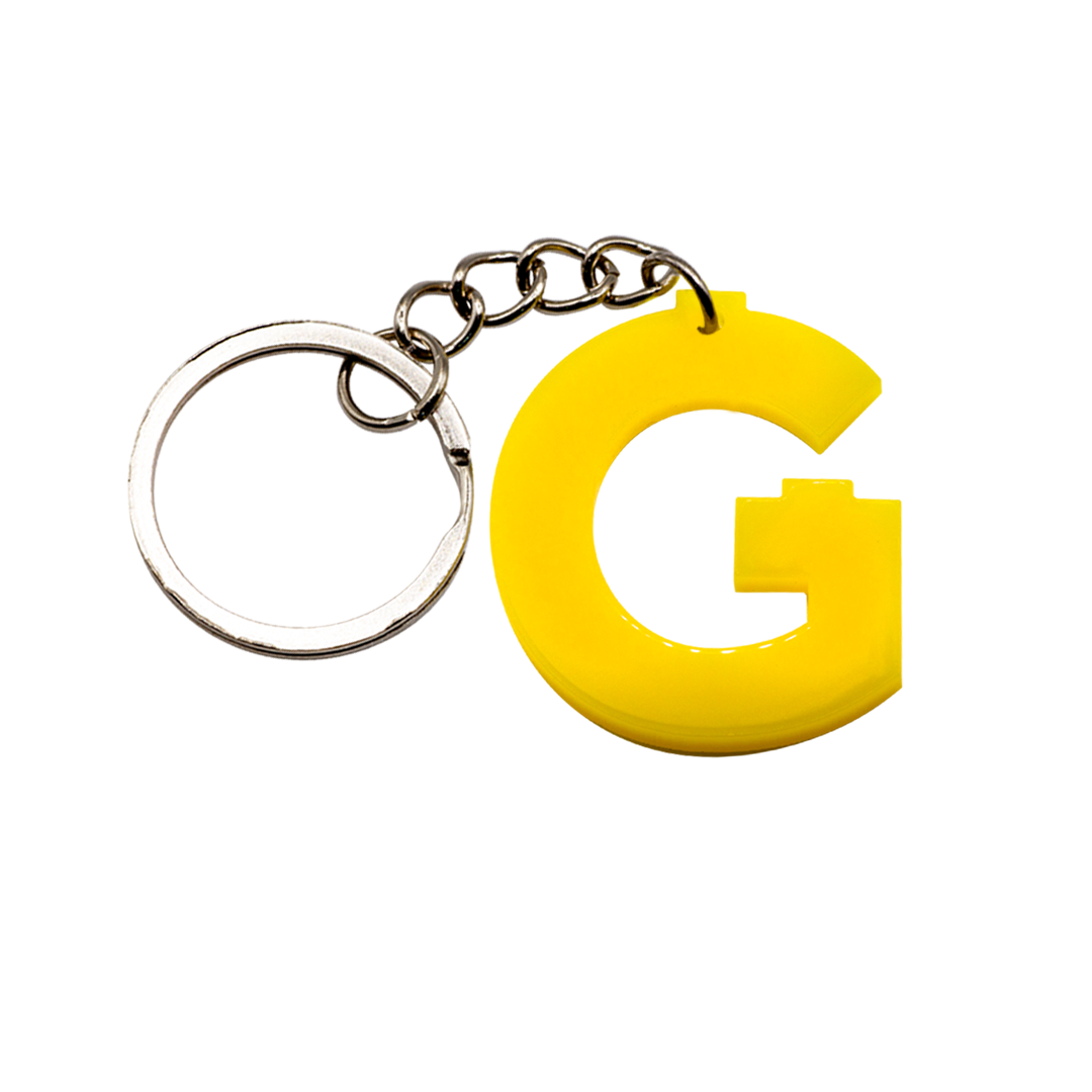 LEGO Acrylic Letter Keychain