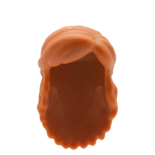 Ginger Wavy with Tied Plait - LEGO Minifigure Hair