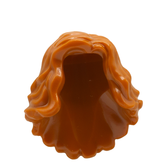 Long Ginger Cascading LEGO hair