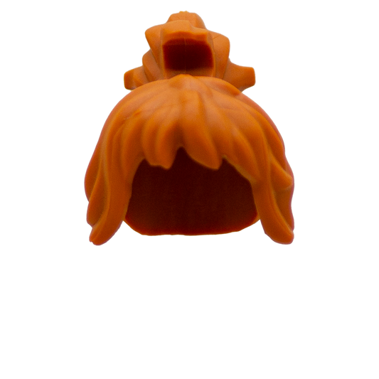 Short Ginger Ponytail, Bangs - LEGO Minifigure Hair
