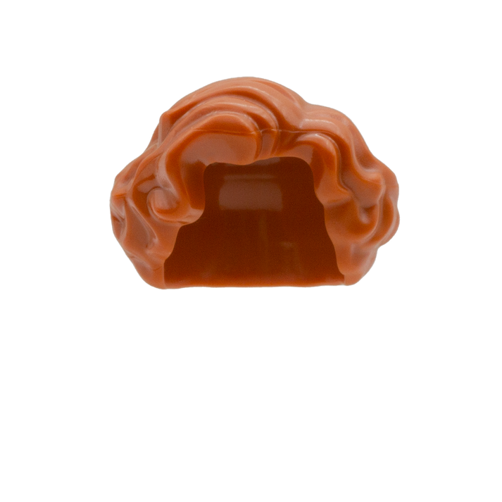 Ginger Short Curls LEGO Minifigure Hair Minifigs.me