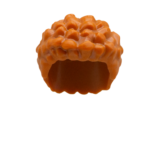 Ginger Short Spiky Afro - LEGO Minifigure Hair